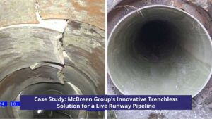 Case Study McBreen Group's Innovative Trenchless Solution for a Live Runway Pipeline