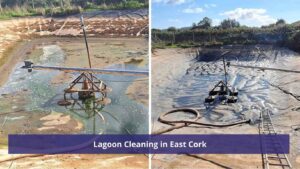 Lagoon cleaning process in East Cork